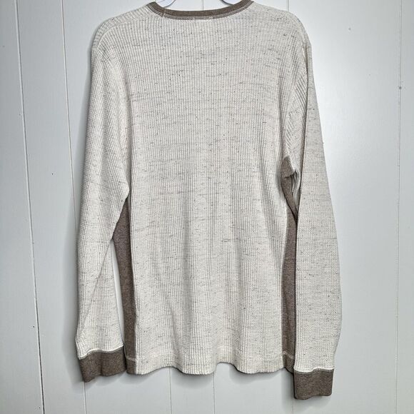 Abercrombie & Fitch Men's Size XL Muscle Waffle Knit Crewneck Long Sleeve Shirt - Picture 2 of 9